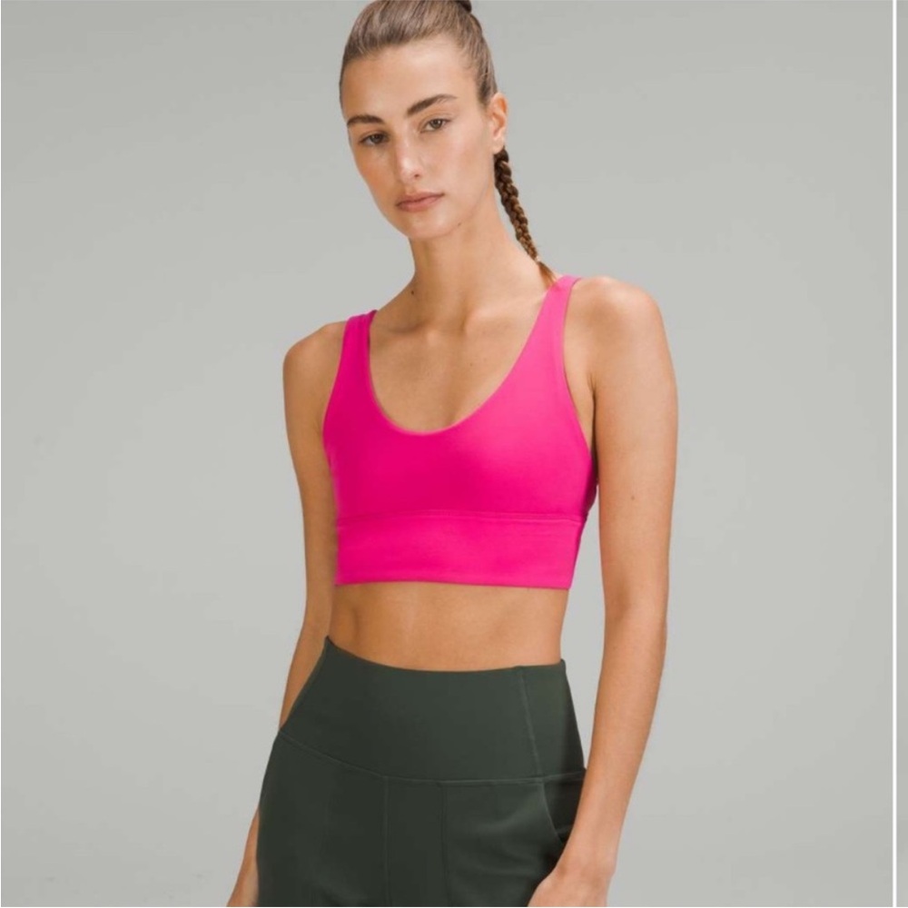 Lululemon align bra sonic pink sz 8